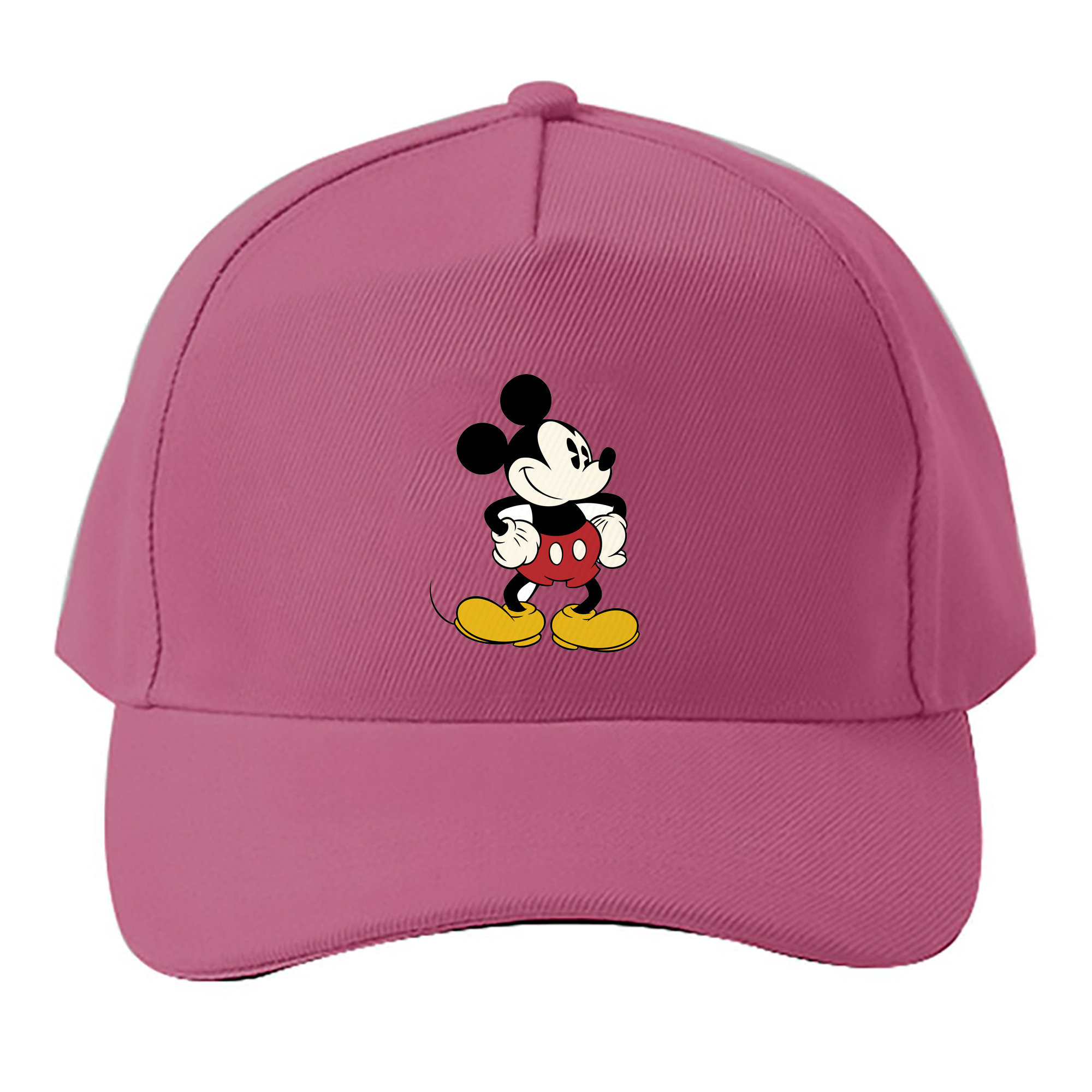 （画像用） ミッキーマウス Mickey Mouse ベースボールキャップ 綿100％ 男女兼用 帽子 スポーツ